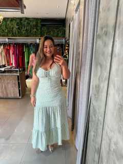 Vestido viscolinho com forro - Yamada Fashion