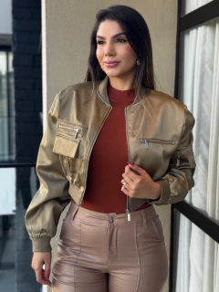 Imagem do Jaqueta acetinada punho