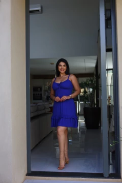 Vestido curto alça - Yamada Fashion