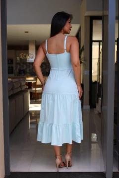 Imagem do Vestido midi amarração busto