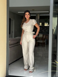 Imagem do Macacão manguinha com cinto