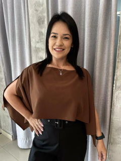 Blusa bata com top - loja online