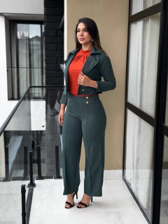 Imagem do Conjunto malha crepe scuba com blazer