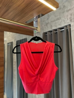 Blusa canelada nó frontal - Yamada Fashion