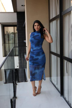 Vestido tule tubinho - comprar online