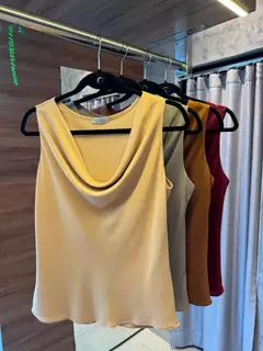 Blusa sedinha gola boba