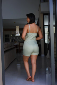 Imagem do Macaquinho alça bordado