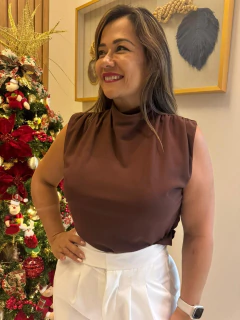 Blusa sedinha com laço atrás - Yamada Fashion