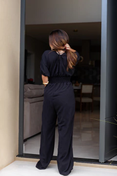 Macacão forrado lastex na cintura - loja online