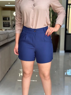 Short alfaiataria com cinto - Yamada Fashion