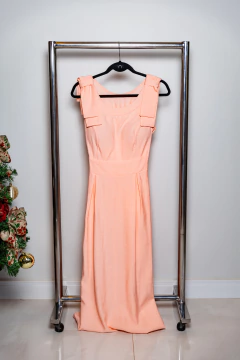 Imagem do Vestido laço lateral bojo lastex atrás