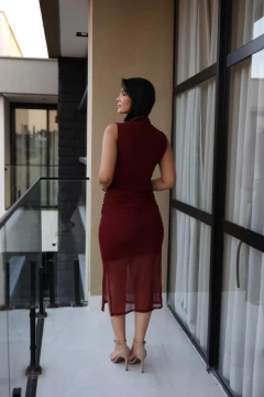 Vestido tule tubinho