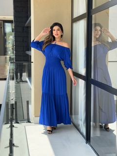 vestido longo lastex na cintura na internet