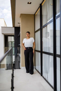 Calça pantalona luxo - comprar online