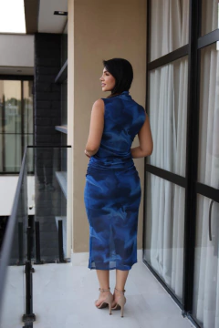 Vestido tule tubinho - comprar online