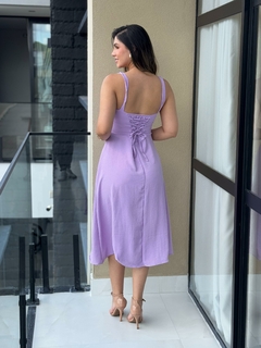 Vestido crepe com bojo - loja online
