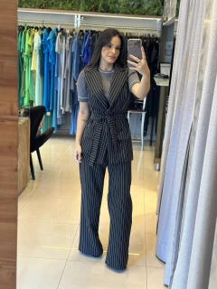 Conjunto alfaiataria maxi colete