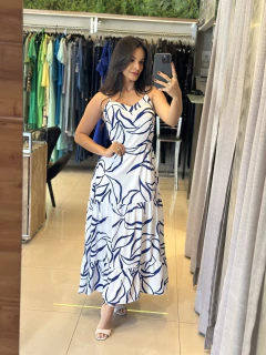 Vestido alça fluído sedinha