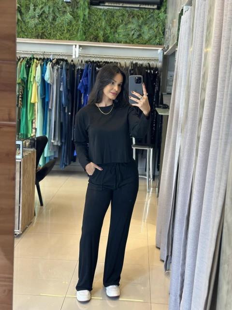 Conjunto moletinho manga longa