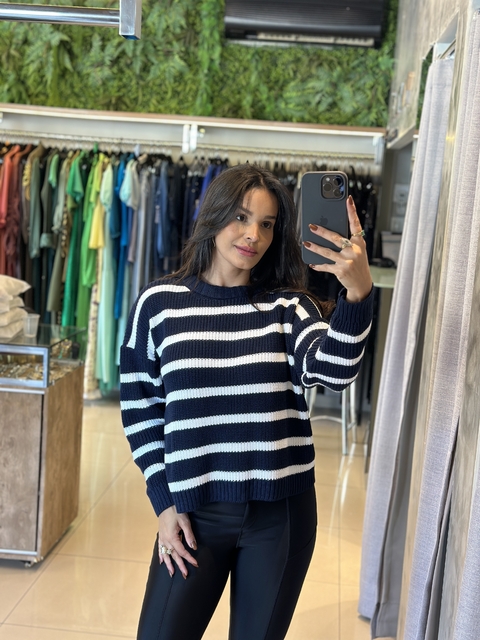 Blusa linha listras