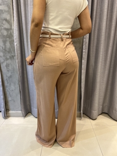 Calça pantalona em linho - Yamada Fashion