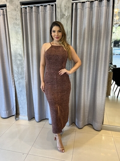 Conjunto 2 peças - Vestido midi com bolero - Yamada Fashion