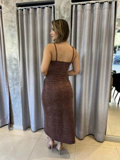 Conjunto 2 peças - Vestido midi com bolero - loja online