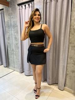 Conjunto cropped short saia - comprar online
