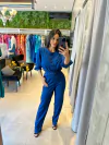 Conjunto botões cinto tencel