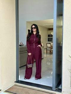 Macacao viscose acetinada