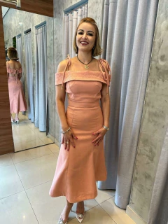 Vestido Razzo ombro a ombro com amarração - comprar online