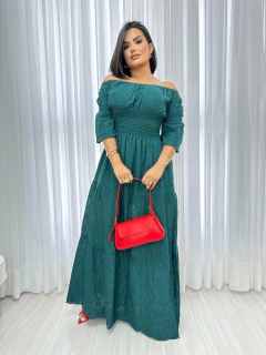 Vestido laise manguinha júlia