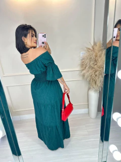 Vestido laise manguinha júlia na internet