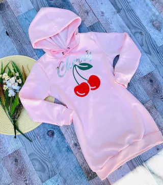 Vestido Cherry ( em moletom)