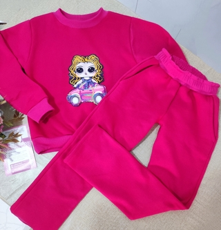 Conjunto Lol ( moletom flanelado)