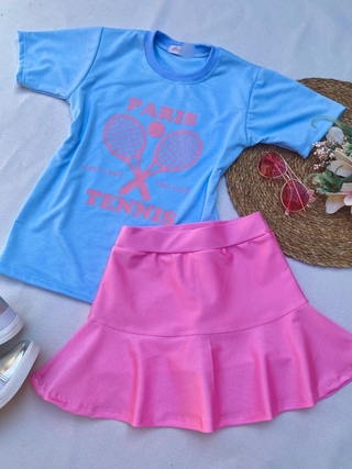 Conjunto tênis ( blusa, saia com shorts por baixo)