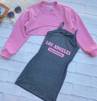Vestido Los Angeles ( cropped + vestido)