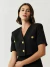 Blazer Cropped Manga Curta - comprar online