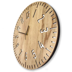 Reloj pared BERLIN madera natural - tienda online