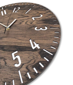 Reloj pared BERLIN madera natural en internet