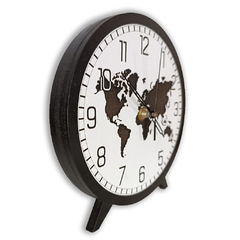 Reloj Escritorio MAPAMUNDI - El Turistologo Home & Deco