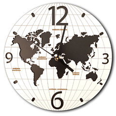 Reloj Pared MAPAMUNDI Calado en internet