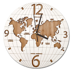 Imagen de Reloj Pared MAPAMUNDI Calado