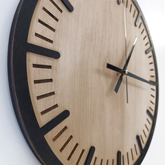 Reloj pared BERNA madera natural en internet