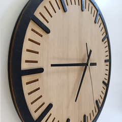 Reloj pared BERNA madera natural - comprar online