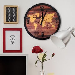 Reloj Pared Mapamundi - El Turistologo Home & Deco