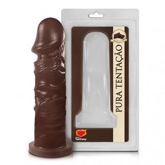 PÊNIS AROMÁTICO 15,3X4CM MACIÇO CHOCOLATE (244)