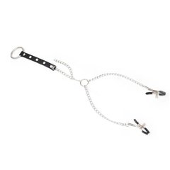 PRENDEDOR PARA MAMILOS MASCULINO COM CORRENTE E ANEL PENIANO EM METAL (87) - comprar online
