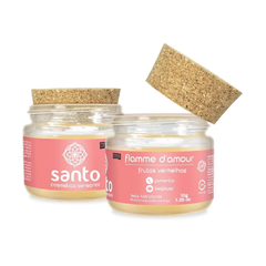 FLAMME DAMOUR VELA AROMÁTICA PARA MASSAGEM 30G SANTO (734 - 735 - 736) - comprar online