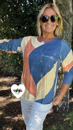 Remera Manga Larga Seda - comprar online